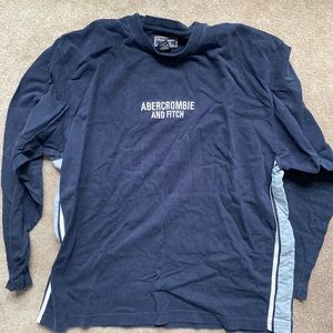 Abercrombie men’s long sleeve navy XXL shirt AF